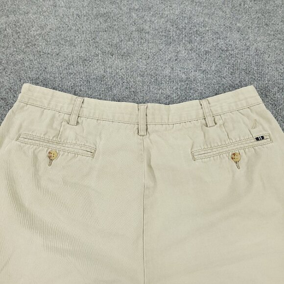 Nautica Shorts Men's Size 36 Brown Tan The Deck Short Chino Pockets Classic 36x8 - Picture 11 of 16